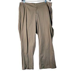 Avenue Stretch Tan Chinos Women Pants Size 18